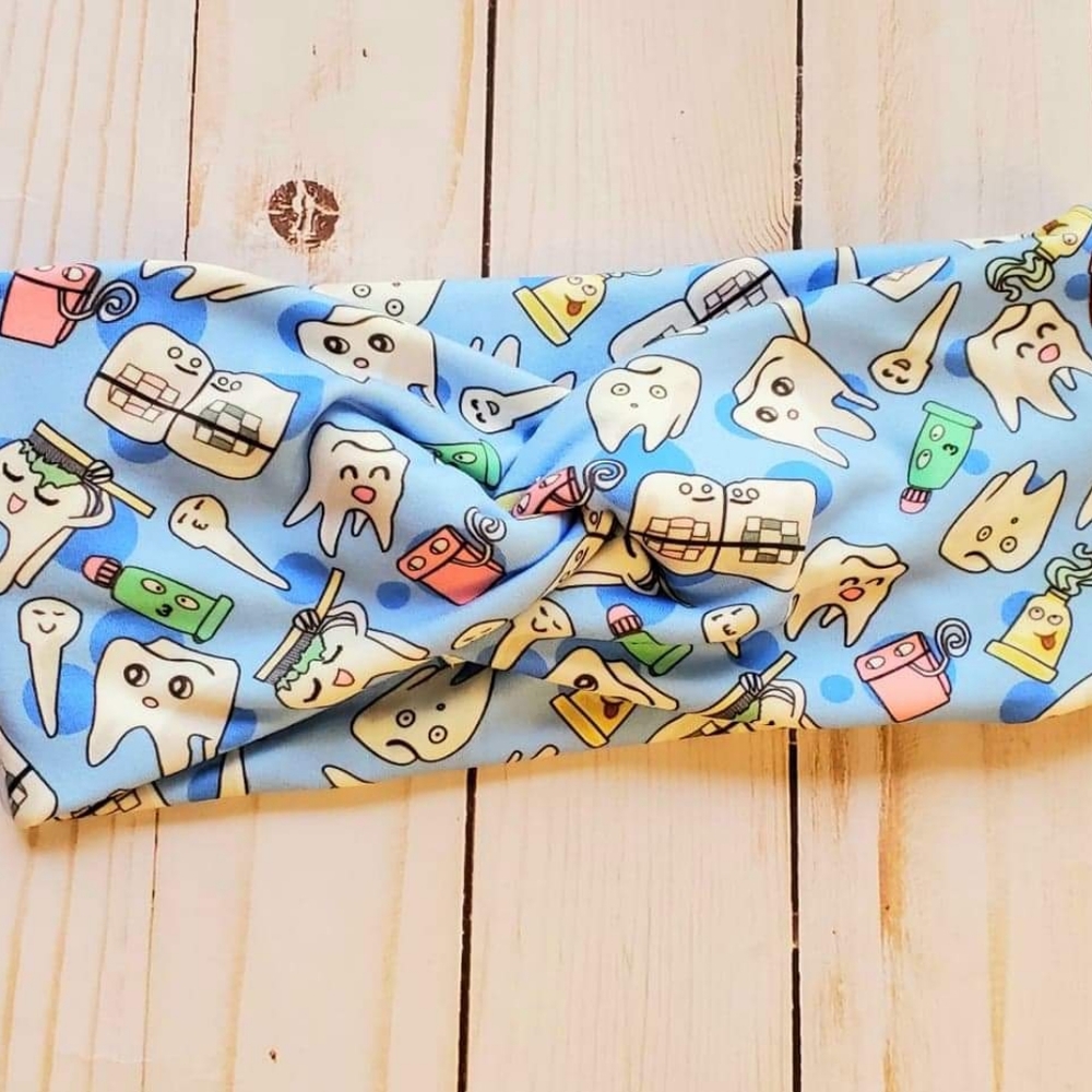 Headband tooth dental hygienist dentist gift